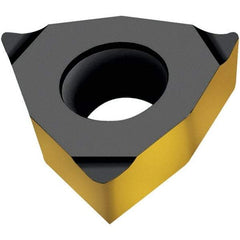 Walter - WCGT2.521 X25 Grade WK1 Carbide Boring Insert - Uncoated, Trigon, 5/16" Inscr Circle, 1/8" Thick, 1/64" Corner Radius - USA Tool & Supply