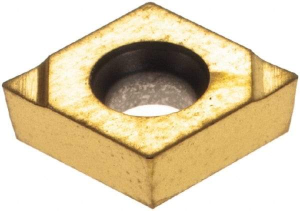 Walter - CCGT21.50.5 X5 Grade WXM15 Carbide Boring Insert - Multilayer TiAlN/TiN Finish, Diamond, 1/4" Inscr Circle, 3/32" Thick, 0.008" Corner Radius - USA Tool & Supply