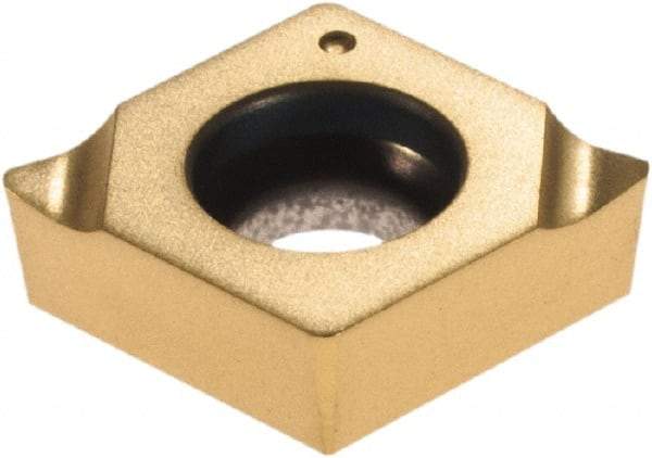 Walter - CCGT21.51 X15 Grade WXM15 Carbide Boring Insert - Multilayer TiAlN/TiN Finish, Diamond, 1/4" Inscr Circle, 3/32" Thick, 1/64" Corner Radius - USA Tool & Supply