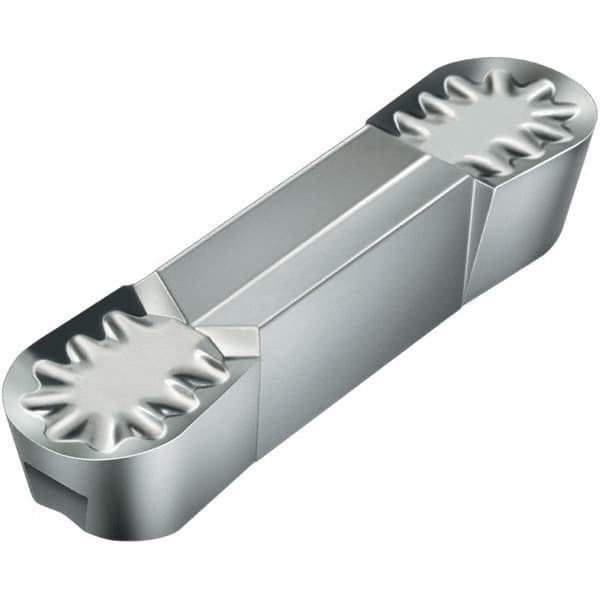 Walter - 4R300NGX RK Grade WK1, 6mm Cutting Width Carbide Grooving Insert - 4mm Max Depth of Cut, Neutral, 3mm Corner Radius, Uncoated - USA Tool & Supply