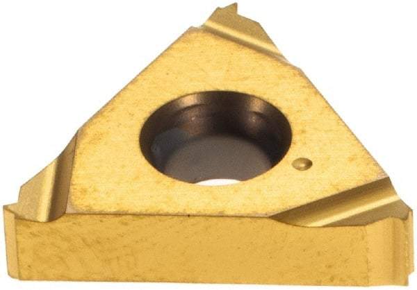 Walter - NTS-ER16 External Right Hand 32 UN Laydown Threading Insert - Grade WXP20, TiN Coated Carbide, 9.53mm Inscribed Circle - USA Tool & Supply
