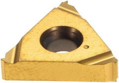 Walter - NTS-ER16 External Right Hand 32 UN Laydown Threading Insert - Grade WXP20, TiN Coated Carbide, 9.53mm Inscribed Circle - USA Tool & Supply