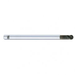 2mm Dia. - 75mm OAL - Diamond CBD - Ball End SE EM - 4 FL - USA Tool & Supply