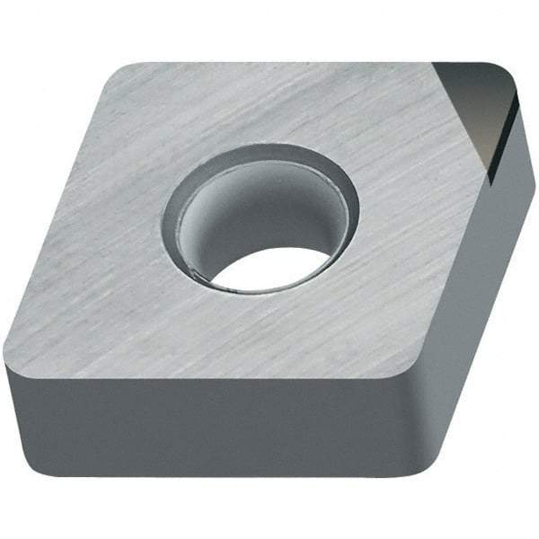 Walter - CNMA432 Grade WCB50 CBN Turning Insert - Uncoated, 80° Diamond, 1/2" Inscr Circle, 3/16" Thick, 1/32" Corner Radius - USA Tool & Supply