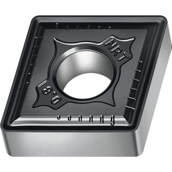 Walter - CNMG543 NRT Grade WS10 Carbide Turning Insert - Uncoated, 80° Diamond, 5/8" Inscr Circle, 1/4" Thick, 3/64" Corner Radius - USA Tool & Supply
