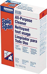 Spic & Span - Box Cleaner - Use on Ceramic Tile, Laminate Surfaces, Linoleum, Quarry Tile, Cement, Concrete, Vinyl Tile, Terra Cotta, Terrazzo, Vinyl Composite Tile (VCT) - USA Tool & Supply