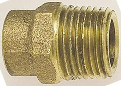 NIBCO - 1 x 1-1/2" Cast Copper Pipe Adapter - C X M, Pressure Fitting - USA Tool & Supply