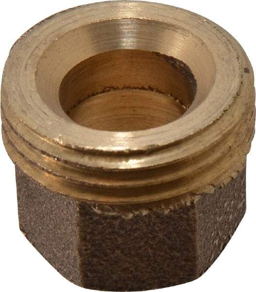 NIBCO - 1/2" Cast Copper Pipe Hose Adapter - C x Hose, Pressure Fitting - USA Tool & Supply