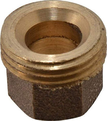 NIBCO - 1/2" Cast Copper Pipe Hose Adapter - C x Hose, Pressure Fitting - USA Tool & Supply