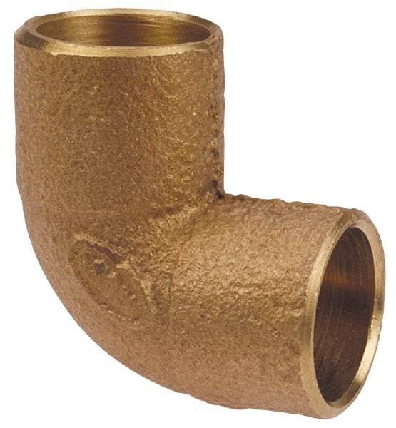 NIBCO - 2 x 3/4" Cast Copper Pipe 90° Close Rough Elbow - C x C, Pressure Fitting - USA Tool & Supply
