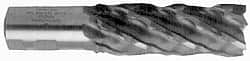 Minicut International - 1-1/4", 2" LOC, 1-1/4" Shank Diam, 4-1/2" OAL, 6 Flute, Powdered Metal Square End Mill - USA Tool & Supply