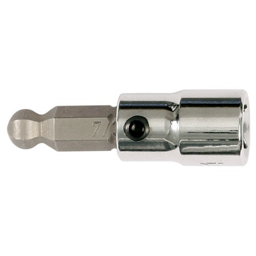 1/4 SQ DR 7/64 BALLEND HEX BIT SKT - USA Tool & Supply