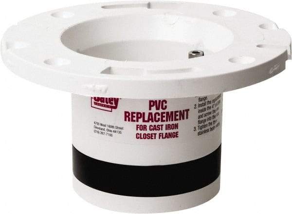 Oatey - Faucet Replacement Closet Flange Replacement - Cast Iron - USA Tool & Supply
