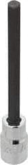 Proto - 1/2" Drive, 3/8" Hex Bit Socket - 5-5/8" OAL, 4-1/8" Bit Length, Long Hex Bit Socket - USA Tool & Supply