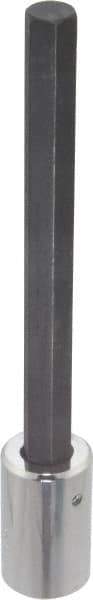 Proto - 1/2" Drive, 1/2" Hex Bit Socket - 7-1/8" OAL, 5-3/8" Bit Length, Long Hex Bit Socket - USA Tool & Supply