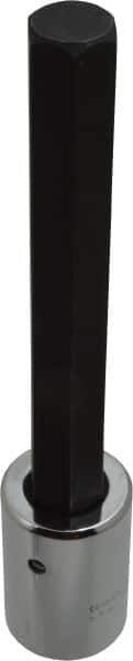Proto - 1/2" Drive, 17mm Hex Bit Socket - 7-1/4" OAL, 5-1/8" Bit Length, Long Hex Bit Socket - USA Tool & Supply