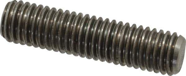 Dan-Loc Bolt & Gasket - 1/2-13 2" OAL Fully Threaded Stud - Stainless Steel, Plain Finish - USA Tool & Supply