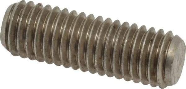Dan-Loc Bolt & Gasket - 1/2-13 1-1/2" OAL Fully Threaded Stud - Stainless Steel, Plain Finish - USA Tool & Supply