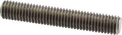 Dan-Loc Bolt & Gasket - 1/2-13 3" OAL Fully Threaded Stud - Stainless Steel, Plain Finish - USA Tool & Supply