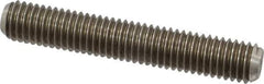 Dan-Loc Bolt & Gasket - 1/2-13 3-1/2" OAL Fully Threaded Stud - Stainless Steel, Plain Finish - USA Tool & Supply