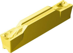 Sandvik Coromant - G2N123x2 TF Grade 2135, 3mm Cutting Width Carbide Grooving Insert - 18.5mm Max Depth of Cut, Neutral, 0.3mm Corner Radius, TiCN/Al2O3/TiN Finish - USA Tool & Supply