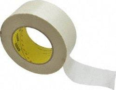 3M - 60 Yd Long x 2" Wide, Series 361, White Silicone Glass Cloth Tape - 7.5 mil Thick, 182 Lb/In Tensile Strength - USA Tool & Supply