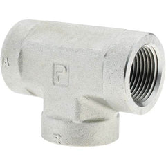 Parker - Industrial Pipe Fittings Type: Female Tee Female Thread Size: 1-11-1/2 - USA Tool & Supply