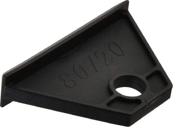 80/20 Inc. - 3" Wide, 1.6" High, Open Shelving Polymer Shelf - Nylon, 1.05" Deep, Use with Series 15 - USA Tool & Supply