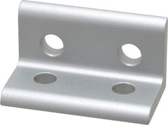 80/20 Inc. - 1-7/8" Wide, 1" High, Open Shelving Polymer Shelf - Aluminum, 1" Deep, Use with Series 10 & Bolt Kit 3393 - USA Tool & Supply