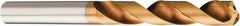 Sandvik Coromant - 5.8mm 140° Spiral Flute Solid Carbide Screw Machine Drill Bit - TiAlN Finish, Right Hand Cut, 28.03mm Flute Length, 66mm OAL, Standard Point, Straight Shank, Through Coolant - USA Tool & Supply