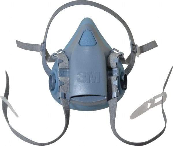 3M - Series 7500, Size M Half Mask Respirator - 4-Point Suspension, Bayonet Connection - USA Tool & Supply