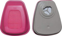 3M - Olive and Magenta P100 Cartridge and Filter Combination - Series 6000, Protects Against Formaldehyde, Organic Vapor - USA Tool & Supply