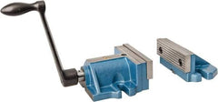 Bison - 6" Jaw Width, Horizontal Stationary Machine Vise - Manual Operation, 1 Station, 3" Deep, 8,990 Lb Max Clamp Force - USA Tool & Supply