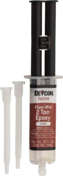 Devcon - 14 mL Syringe Two Part Epoxy - 30 min Working Time, Series 2 Ton - USA Tool & Supply