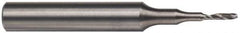 Accupro - 5mm Cutting Diam x 28mm Length of Cut, 1 Flute, Upcut Spiral Router Bit - Uncoated, Right Hand Cut, Solid Carbide, 75mm OAL x 6mm Shank Diam, Single Edge, 21° Helix Angle - USA Tool & Supply