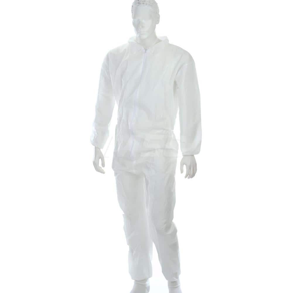PRO-SAFE - Pack of (25), Size M SMS Chemical Resistant Coveralls