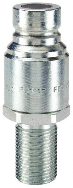 Parker - 1-14 SAE Steel Hydraulic Hose Male Bulkhead Seal-Lok Nipple - 3,625 psi - USA Tool & Supply