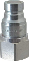 Parker - 3/4 - 14 NPSF Steel Hydraulic Hose Female Pipe Thread Nipple - 3,625 psi - USA Tool & Supply