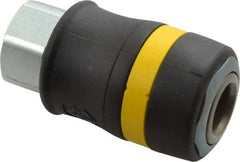 Parker - 1/2 Female NPTF Industrial Pneumatic Hose Coupler - Polyamide, 1/2" Body Diam - USA Tool & Supply