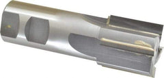 Made in USA - 1-1/2", 1-1/2" LOC, 1-1/4" Shank Diam, 4-1/2" OAL, 4 Flute, Carbide-Tipped Square End Mill - Single End, Uncoated, Straight Flute, Right Hand Cut - USA Tool & Supply