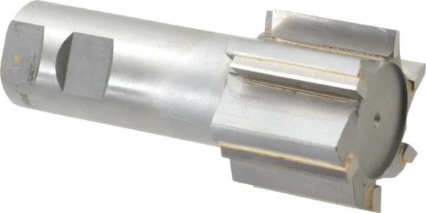 Made in USA - 2", 1-1/2" LOC, 1-1/4" Shank Diam, 4-1/2" OAL, 6 Flute, Carbide-Tipped Square End Mill - USA Tool & Supply
