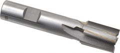 Made in USA - 3/4", 1" LOC, 5/8" Shank Diam, 3-5/8" OAL, 4 Flute, Carbide-Tipped Square End Mill - Single End, Uncoated, Spiral Flute, 6° Helix, Right Hand Cut, Right Hand Flute - USA Tool & Supply