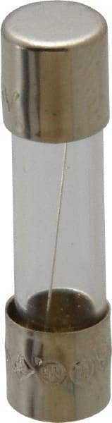 Cooper Bussmann - 125 VAC, 32 VDC, 4 Amp, Fast-Acting Miniature Glass Fuse - 20mm OAL, 10 at AC kA Rating, 5mm Diam - USA Tool & Supply