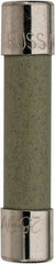 Cooper Bussmann - 250 VAC, 0.1 Amp, Time Delay Miniature Ceramic Fuse - 1-1/4" OAL, 1/4" Diam - USA Tool & Supply