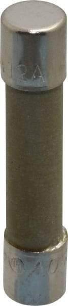 Cooper Bussmann - 250 VAC, 12 Amp, Time Delay Miniature Ceramic Fuse - 1-1/4" OAL, 1/4" Diam - USA Tool & Supply