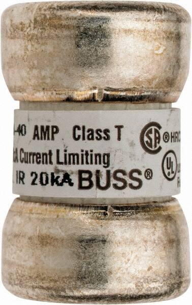 Cooper Bussmann - 160 VDC, 300 VAC, 40 Amp, Fast-Acting General Purpose Fuse - 7/8" OAL, 20 at DC, 200 at AC (RMS) kA Rating, 9/16" Diam - USA Tool & Supply