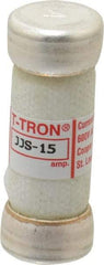 Cooper Bussmann - 600 VAC, 15 Amp, Fast-Acting General Purpose Fuse - Fuse Holder Mount, 1-1/2" OAL, 200 at AC (RMS) kA Rating, 9/16" Diam - USA Tool & Supply