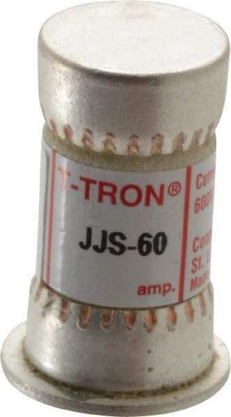 Cooper Bussmann - 600 VAC, 60 Amp, Fast-Acting General Purpose Fuse - Fuse Holder Mount, 1-9/16" OAL, 200 at AC (RMS) kA Rating, 13/16" Diam - USA Tool & Supply