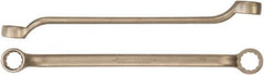 Ampco - 1-1/16" x 1-1/8" 12 Point Offset Box Wrench - Double End, 15-1/8" OAL, Aluminum Bronze - USA Tool & Supply