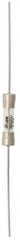 Cooper Bussmann - 250 VAC, 32 VDC, 3 Amp, Time Delay Miniature Glass Fuse - 20mm OAL, 10 at 125 V kA Rating, 5mm Diam - USA Tool & Supply